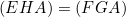 (EHA)=(FGA)